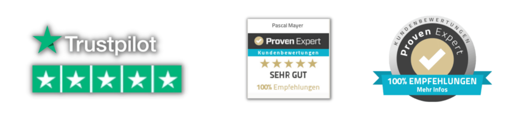 Provenexpert und Trustpilot - Pascal Mayer - Ways 2 Leads - Zertifiziert und Bewertungen - - Erfahrungen - Referenzen